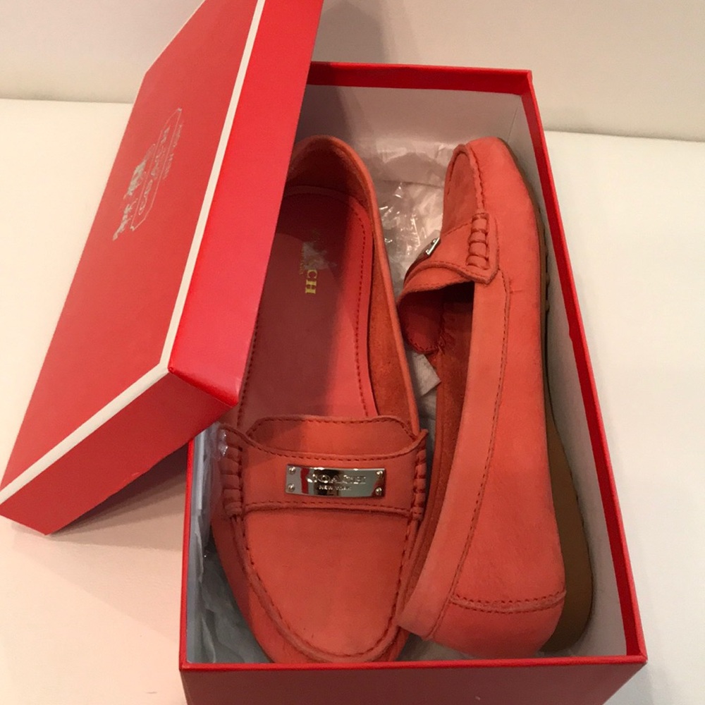 Coach Federica Nubuck Leather Loafer